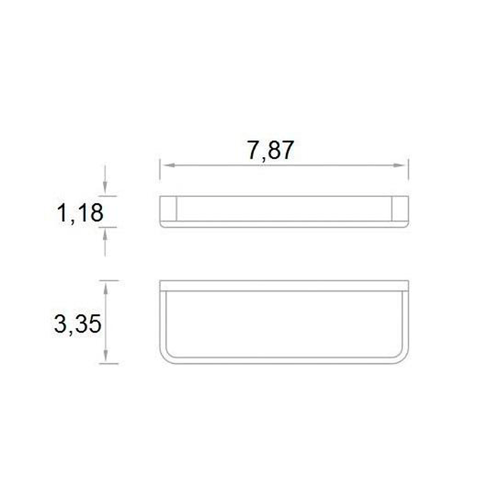 Theme Towel Ring - Wall Mount - 8" Brass/Polished Chrome