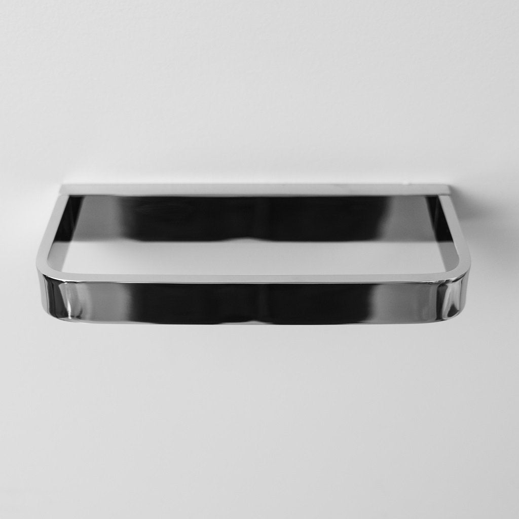 Theme Towel Ring - Wall Mount - 8" Brass/Polished Chrome