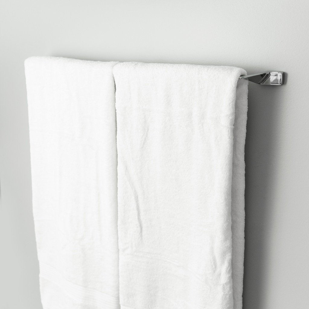 Alice 1 Single Towel Bar - Square Modern Wall Mount