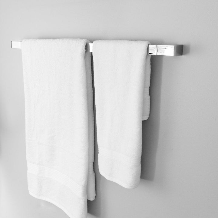 Edition K Single Towel Bar - Wall Mount - Brass/Polished Chrome