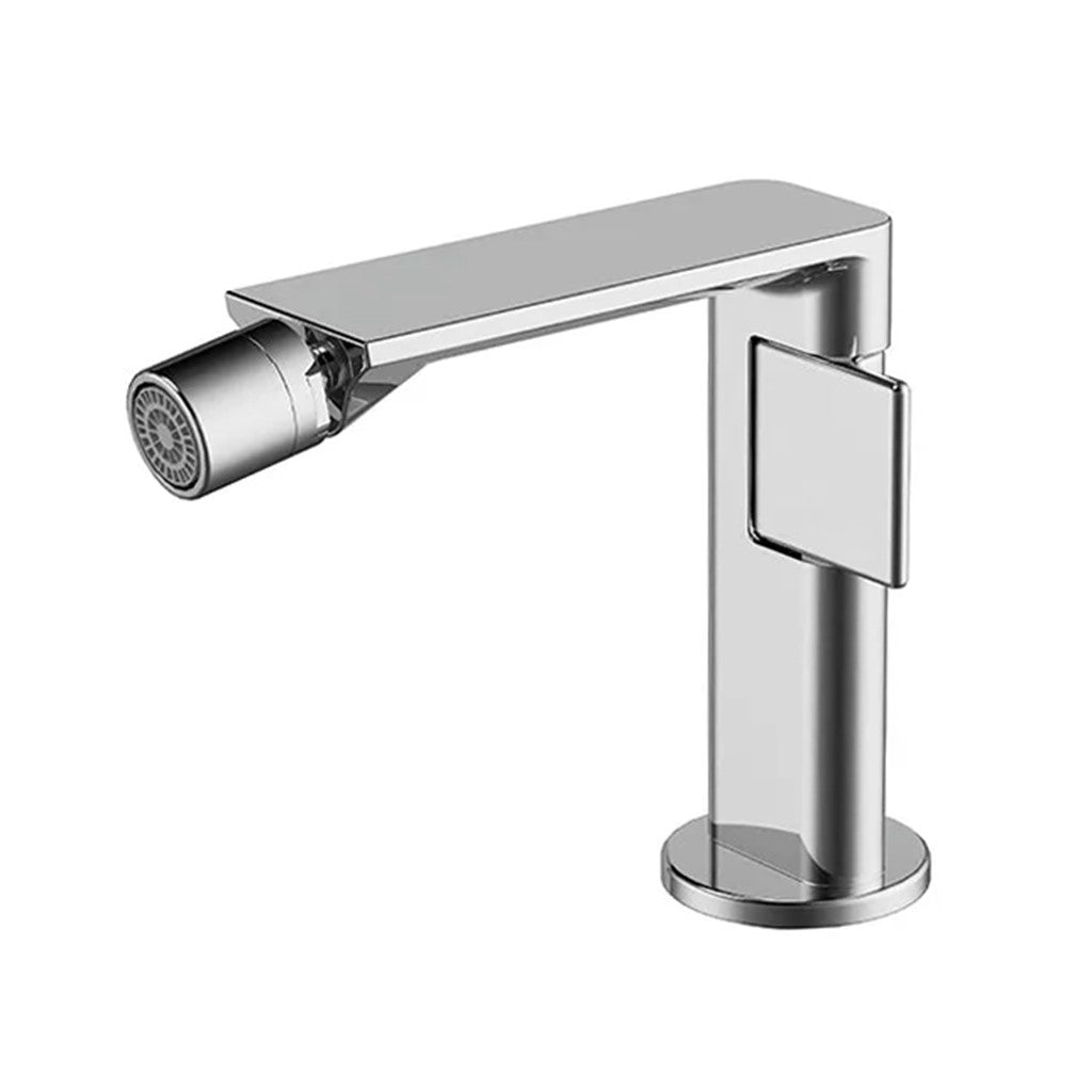 Metro Thin Bidet Faucet - Single Hole - 6" Brass/Polished Chrome