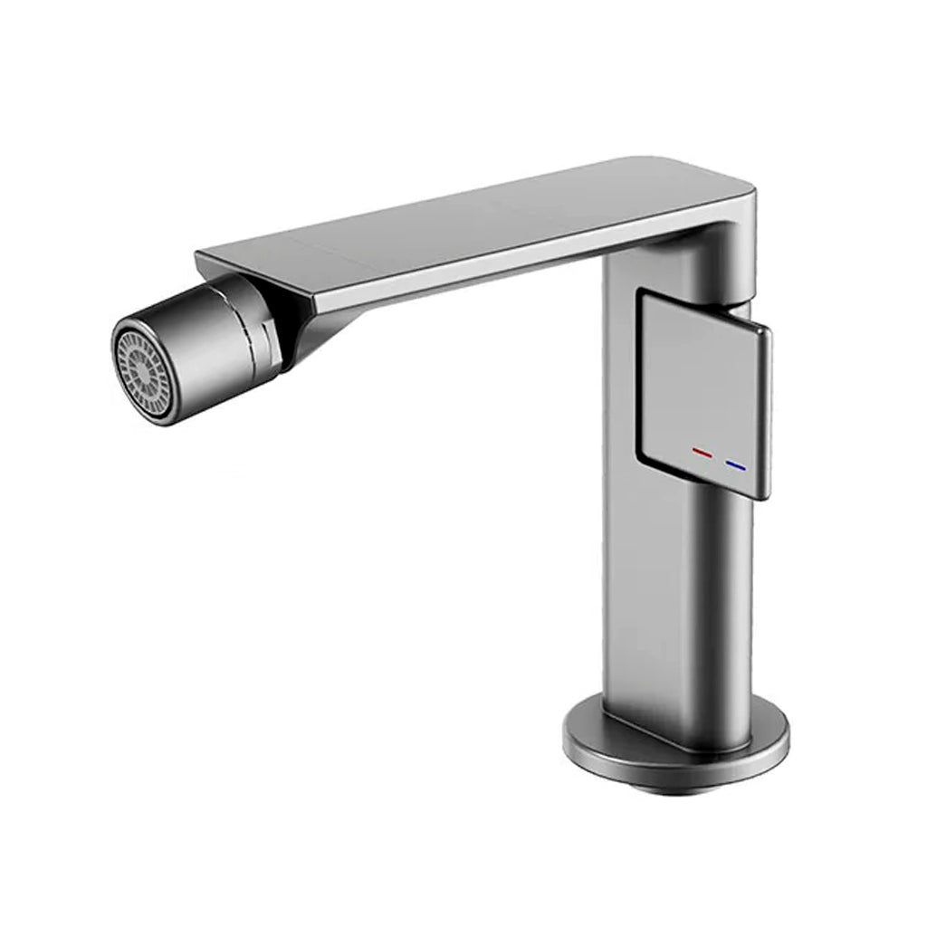 Metro Thin Bidet Faucet - Single Hole - 6" Brass/Graphite