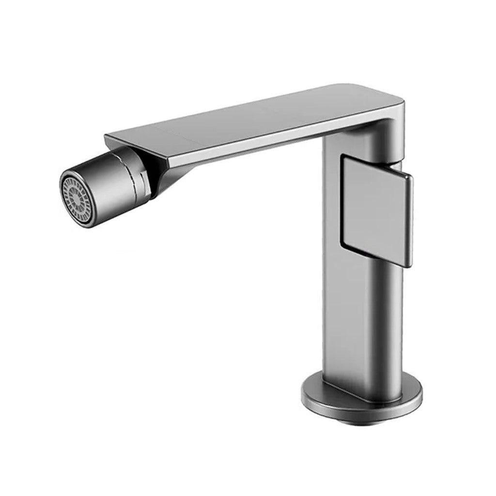 Metro Thin Bidet Faucet - Single Hole - 6" Brass/Graphite