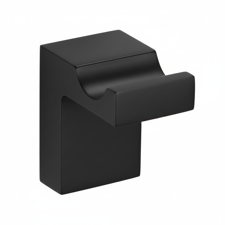 Devon Mare Single Hook - Wall Mount - 2" Brass/Matt Black