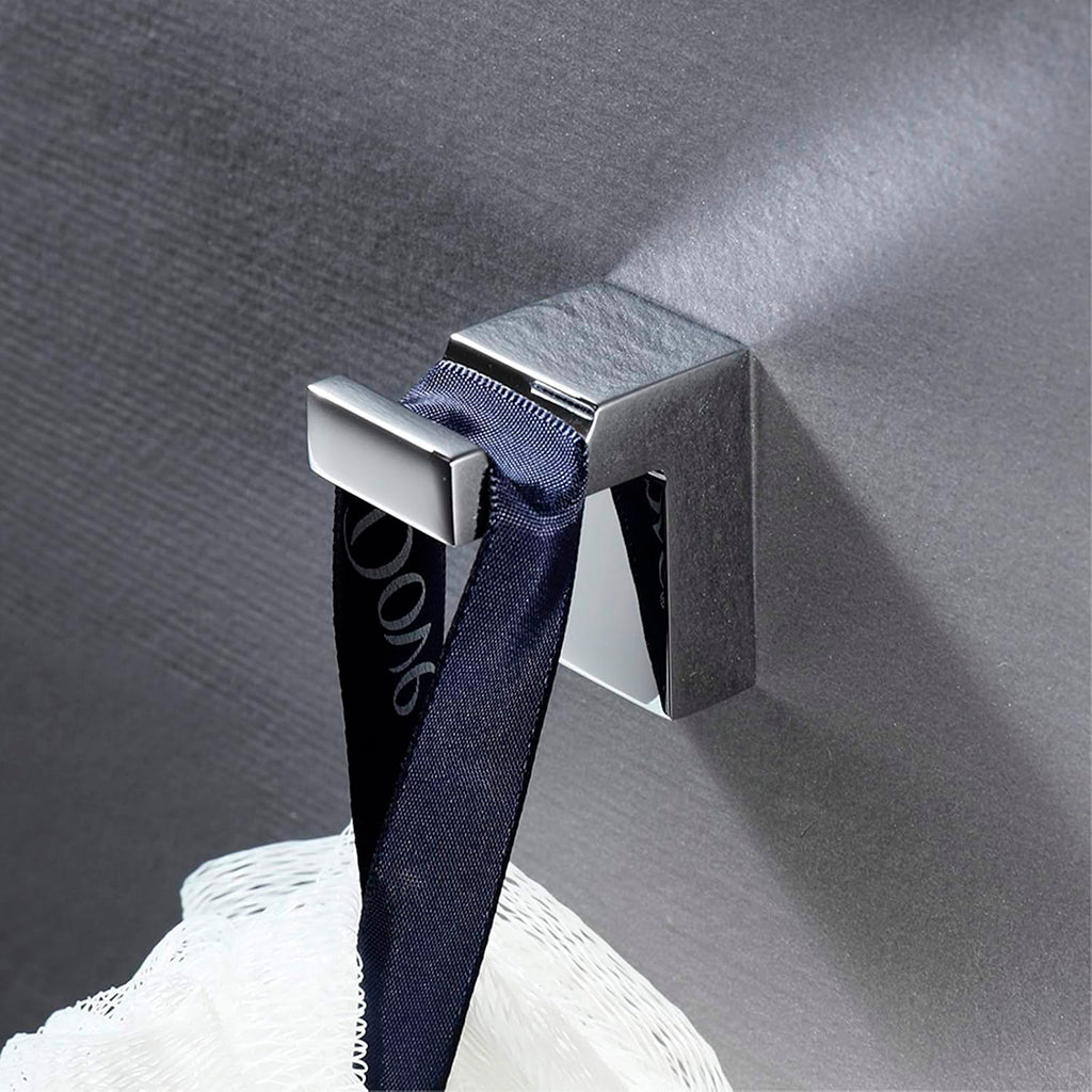 Devon Mare Single Hook - Wall Mount - 2" Brass/Brushed Nickel