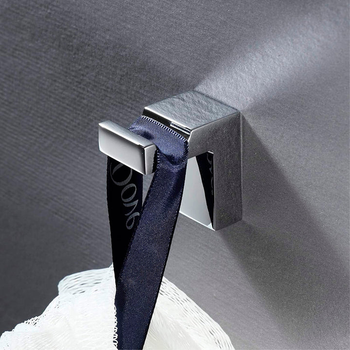 Devon Mare Single Hook - Wall Mount - 2" Brass/Brushed Nickel