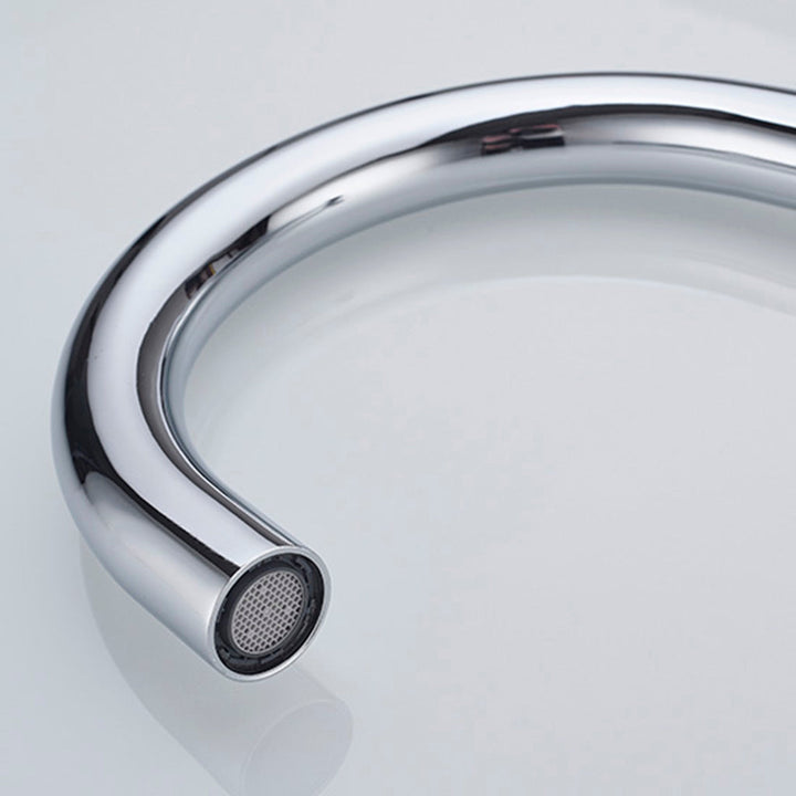 Metro Thin Kitchen Faucet - Single Hole - 13" Brass/Polished Chrome