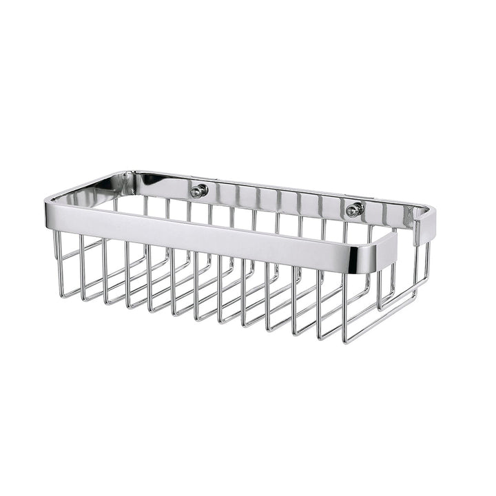 Metro Rectangular Shower Basket - Wall Mount - 12" Stainless Steel/Polished Chrome