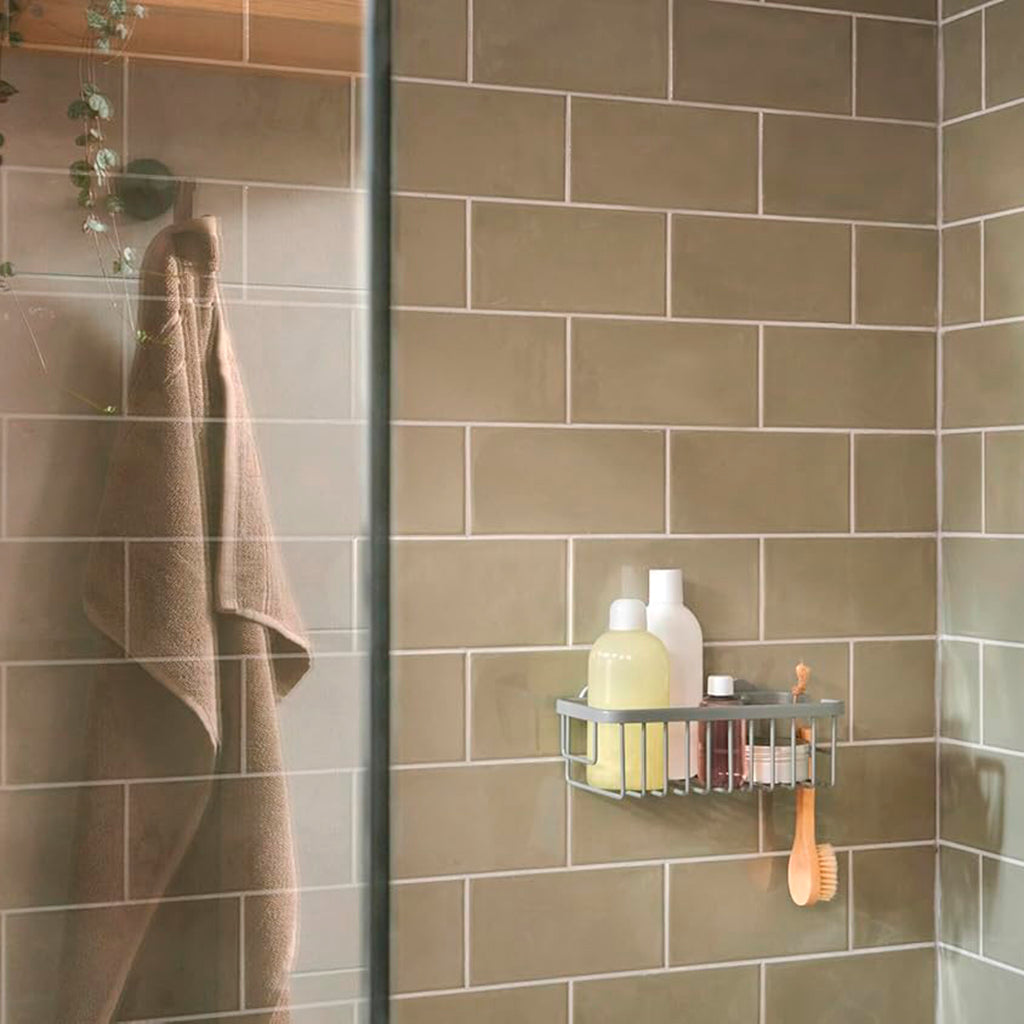 Metro Rectangular Shower Basket - Wall Mount - 12" Stainless Steel/Brushed Nickel