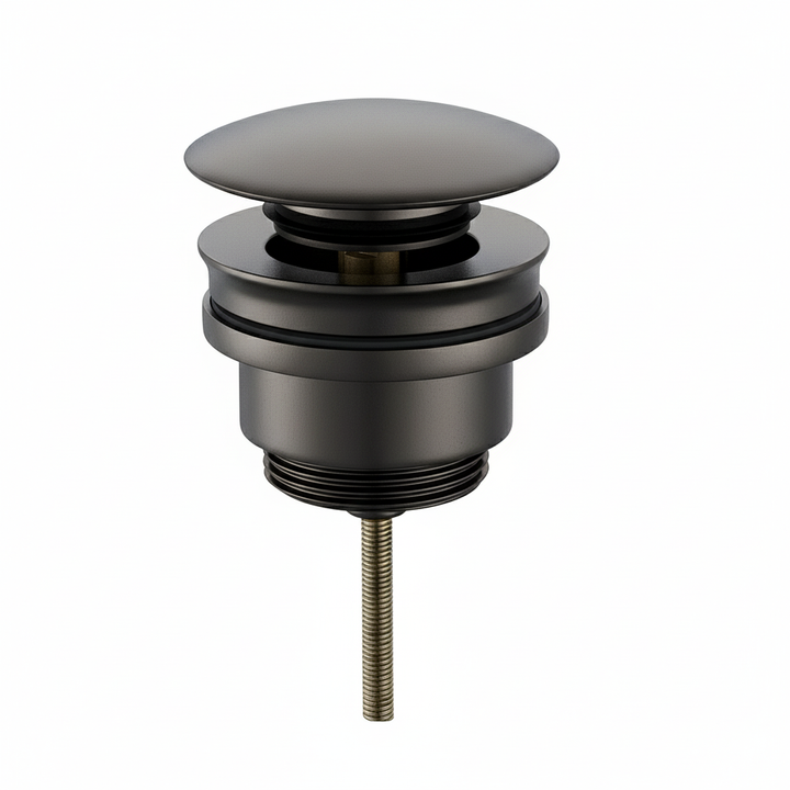 Universal Click-Clack Sink Drain - Drop-In - 2" Brass/Graphite