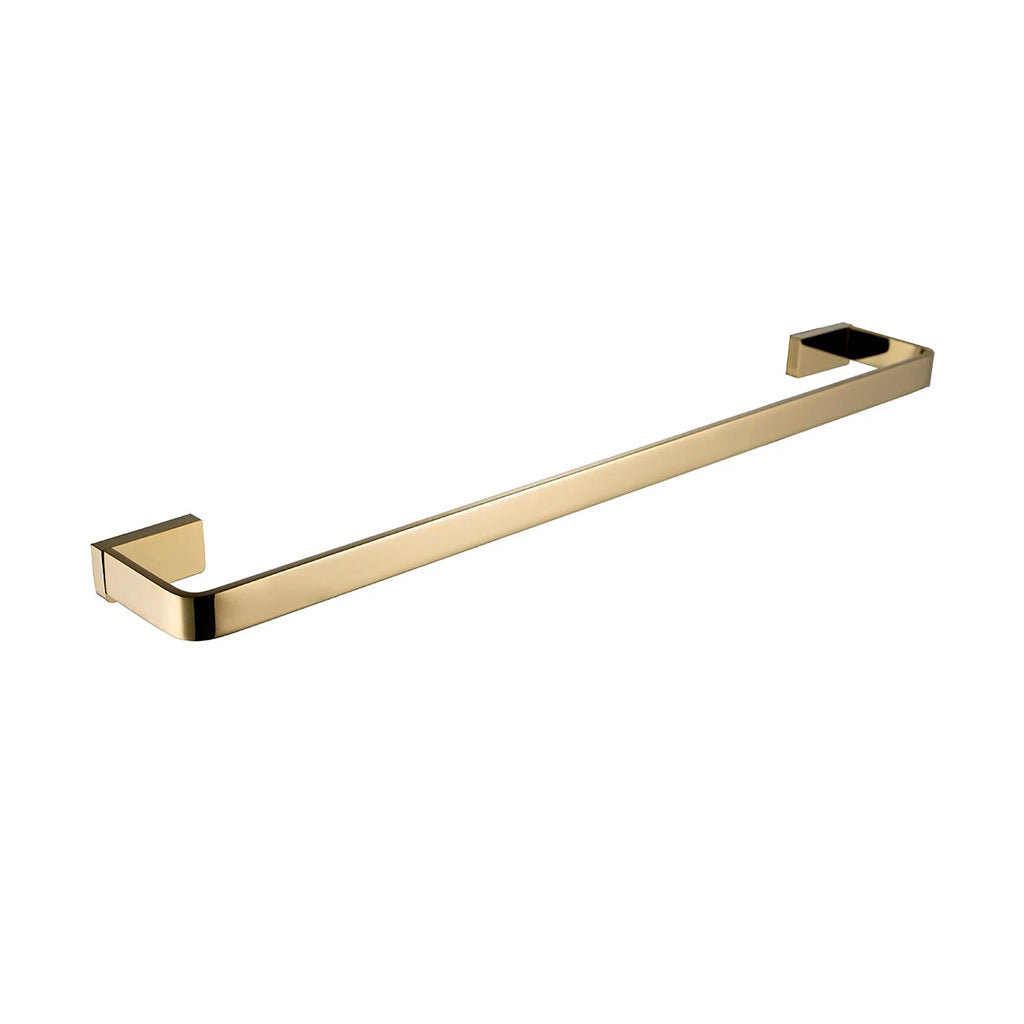 Devon Mare Single Towel Bar - Wall Mount - 24" Brass/Brushed Gold