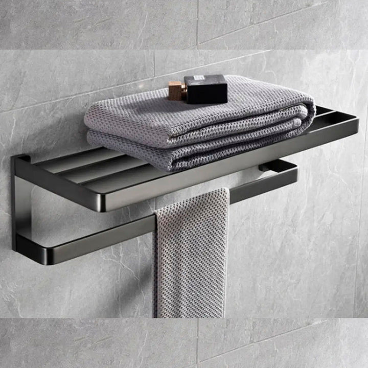 Devon Mare Bathroom Accessories Set -Matt Black