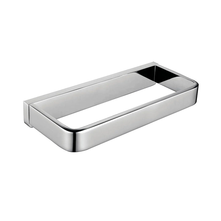 Devon Mare Towel Ring - Wall Mount - 8" Brass/Polished Chrome