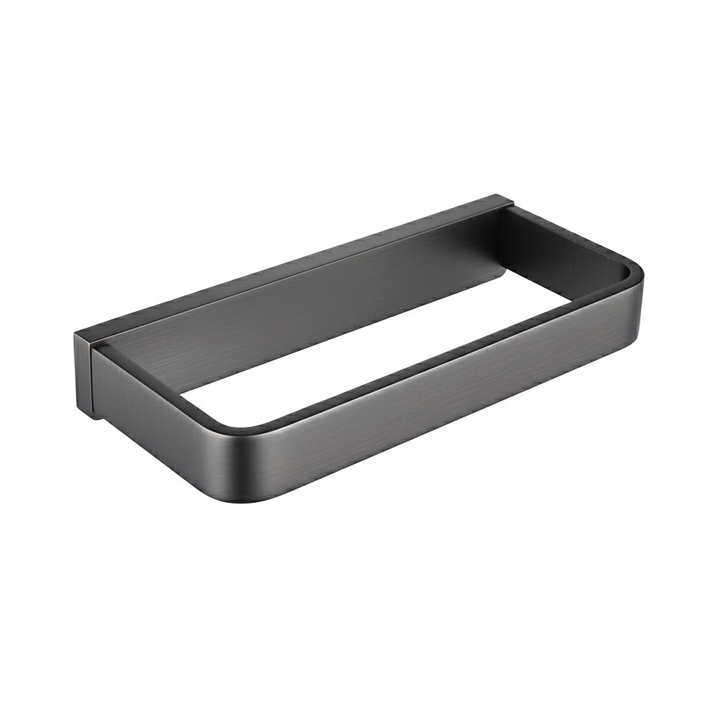 Devon Mare Towel Ring - Wall Mount - 8" Brass/Graphite