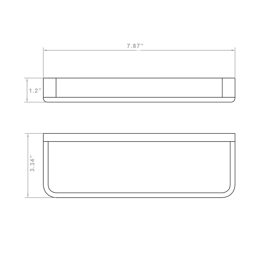 Devon Mare Towel Ring - Wall Mount - 8" Brass/Brushed Gold