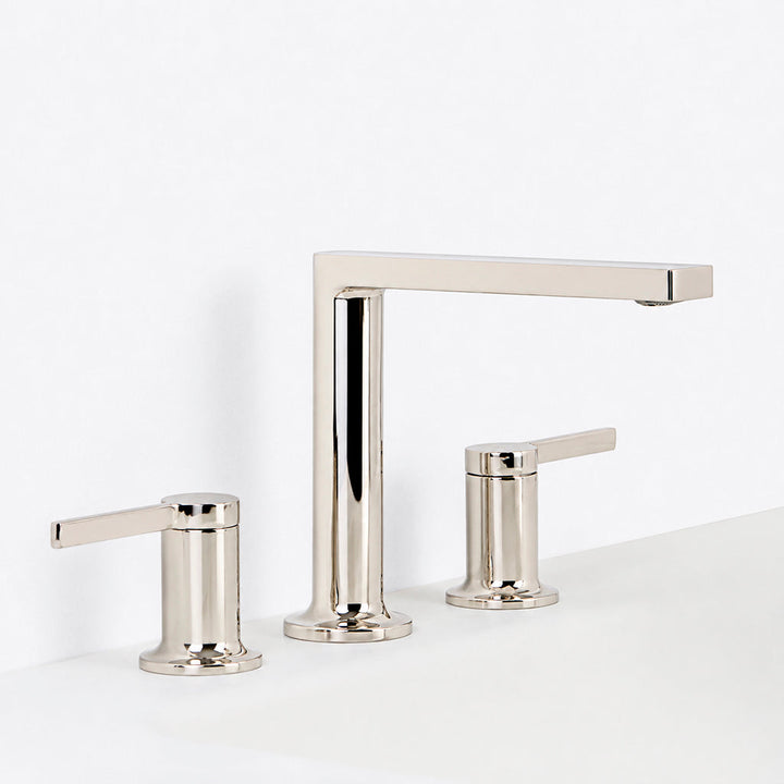 Metro Soho Bathroom Faucet - Widespread - 8" Brass/Polished Nickel