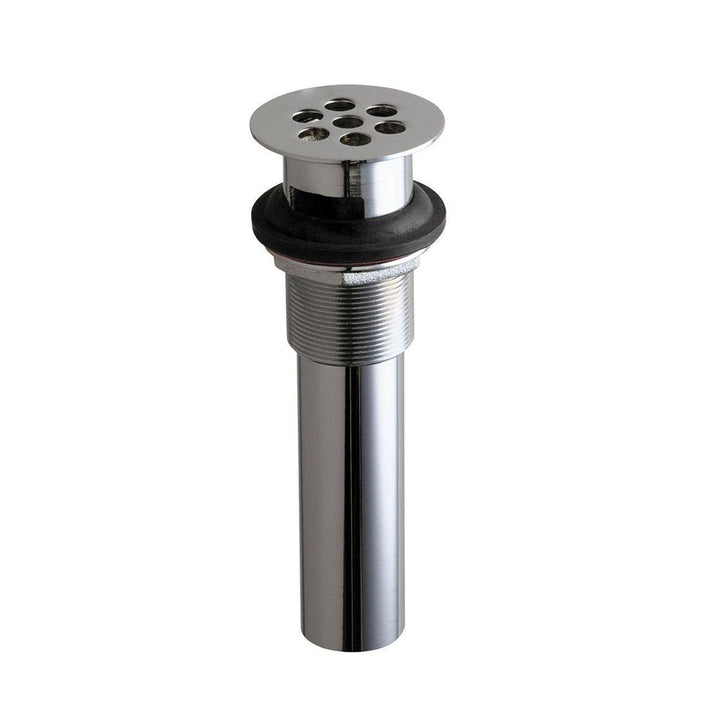 Universal Without Overflow Sink Drain - Drop-In - 2" Brass/Polished Chrome