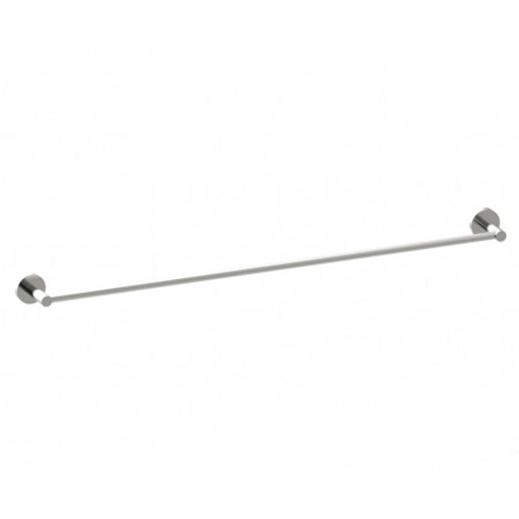 Metro Single Towel Bar - Wall Mount - 30" Brass/Brushed Nickel