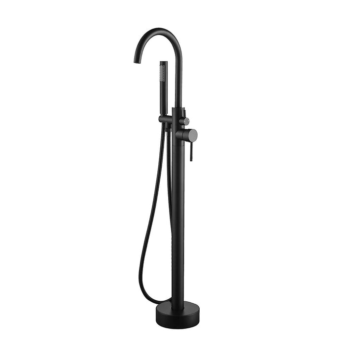 Metro Tub Faucet - Free Standing - 43" Brass/Matt Black