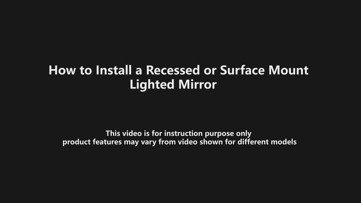 Milan Led Vanity Mirror - Wall Mount - 32W x 40H" Glass/Glass